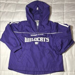 Adidas Kansas State Wildcats Purple Pullover Jacket
